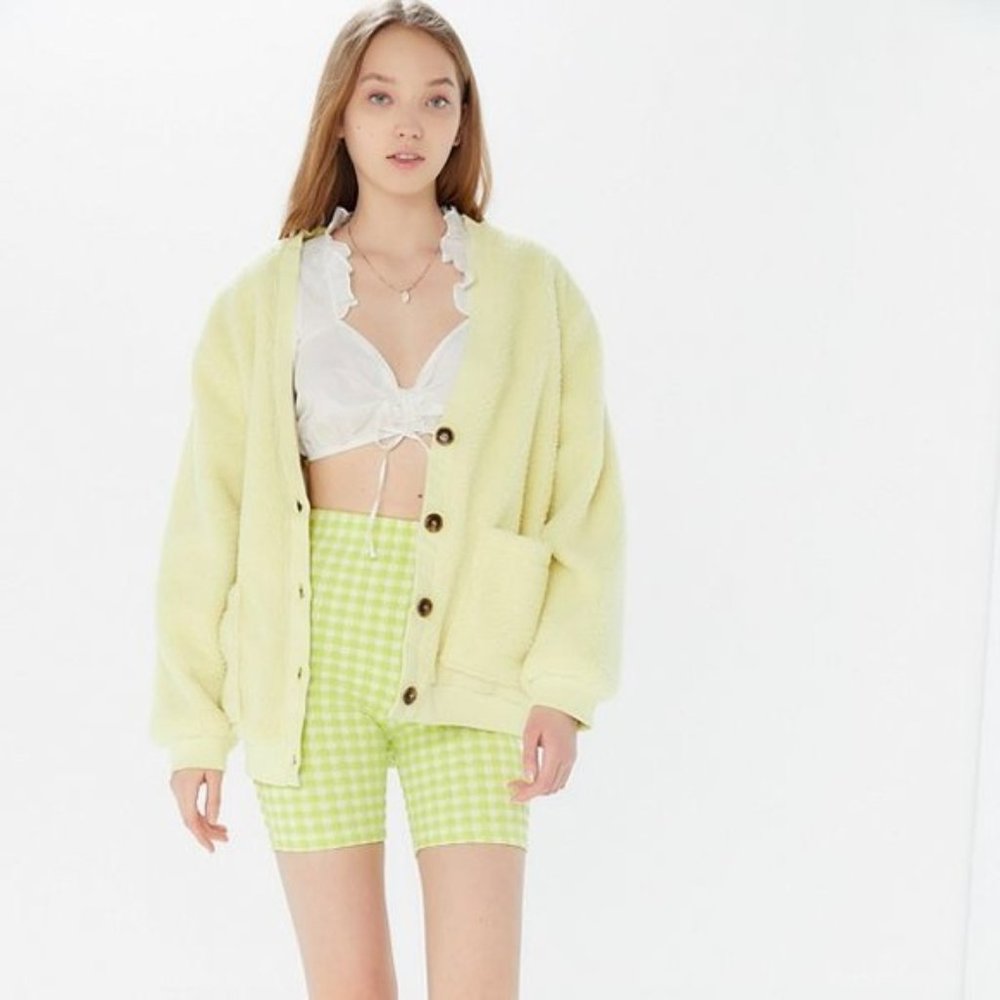 Uo Teddy Button-Front Sweater Jacket - image 4